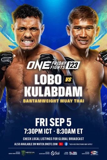 Movie poster for ONE Friday Fights 123: Lobo vs. Kulabdam (2025)