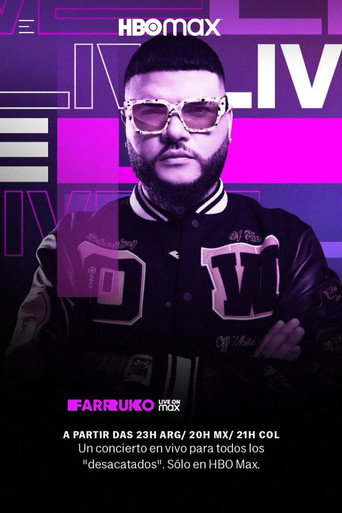 Movie poster for Farruko Live On Max (2021)