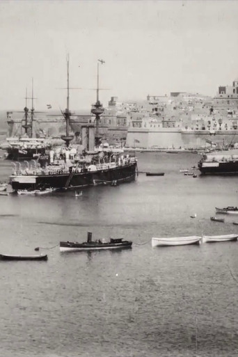 Panorama of Grand Harbour, Malta, Showing Battleships, Etc. poster