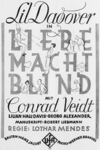 Movie poster for Love Is Blind (1926)