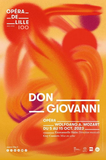 Movie poster for Don Giovanni à l'Opéra de Lille