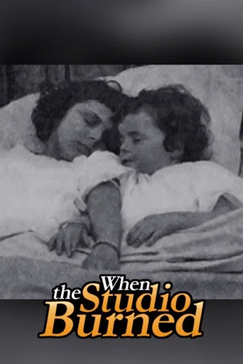 Movie poster for When the Studio Burned (1913)