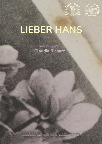 Movie poster for Dear Hans (2025)