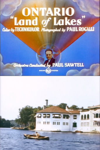 Ontario: 'Land of Lakes' poster