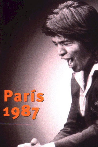 Movie poster for Camarón París 87/88