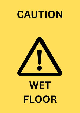 Movie poster for Caution Wet Floor