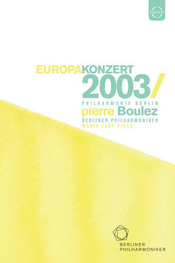 Movie poster for Europakonzert 2003 from Lisbon (2003)