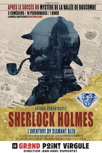 Movie poster for Sherlock Holmes et l'Aventure du Diamant Bleu (2023)