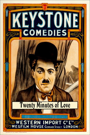 Movie poster for Twenty Minutes of Love (1914)