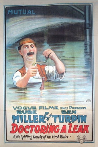 Movie poster for Doctoring a Leak (1916)