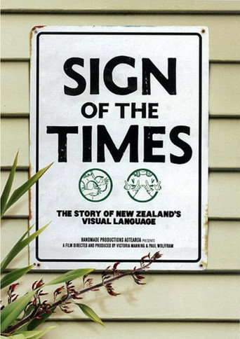 Movie poster for Sign of the Times: The Story of New Zealand's Visual Language (2007)