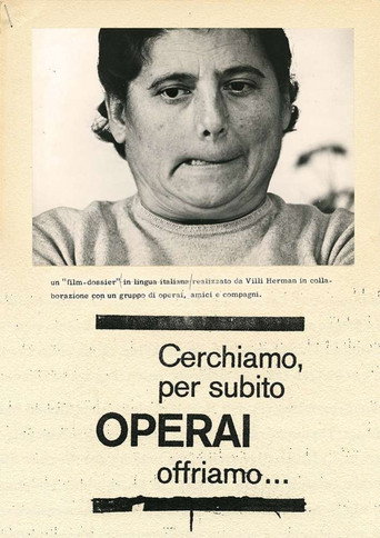 Movie poster for Cerchiamo per subito operai, offriamo... (1974)
