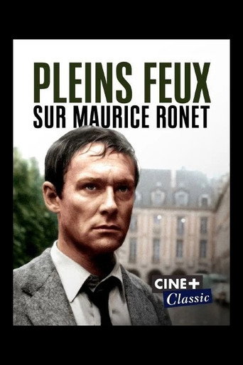 Movie poster for Pleins feux sur Maurice Ronet (2022)