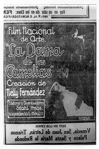 Movie poster for La dama de las camelias (1922)