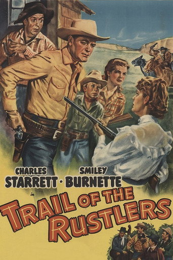 Movie poster for Trail of the Rustlers (1950)