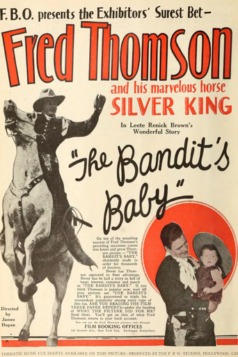 Movie poster for The Bandit's Baby (1925)