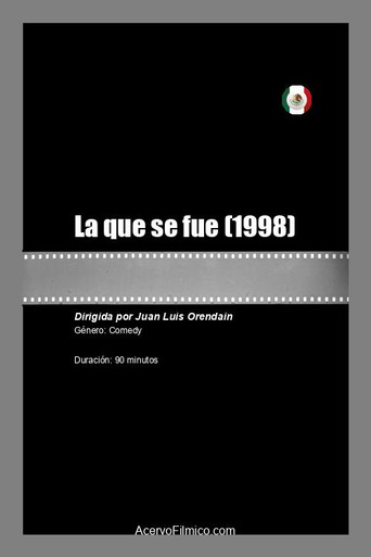 Movie poster for La que se fue (1998)