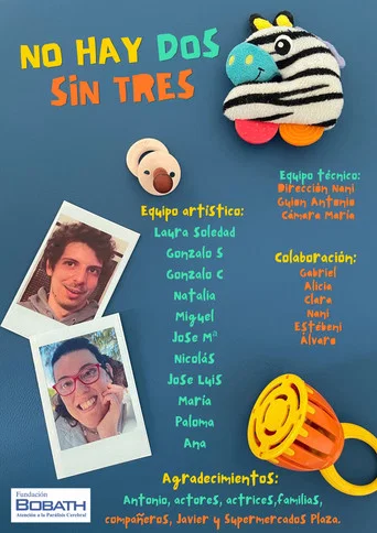 Movie poster for No hay dos sin tres (2024)