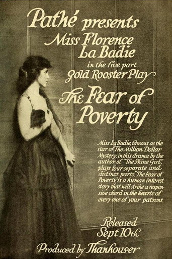 Movie poster for The Fear of Poverty (1916)