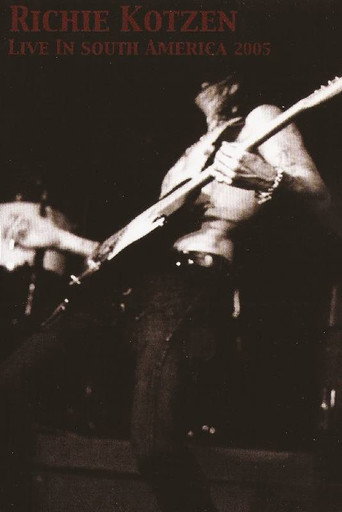 Movie poster for Live in South America 2005