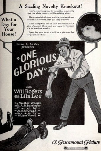 Movie poster for One Glorious Day (1922)