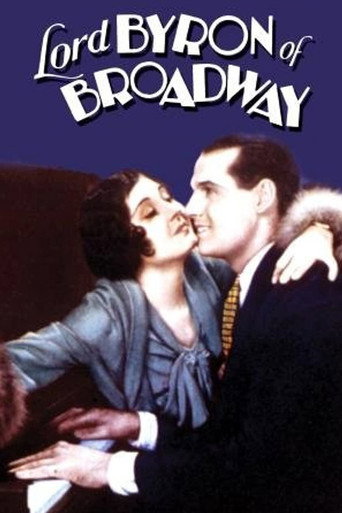 Movie poster for Lord Byron of Broadway (1930)