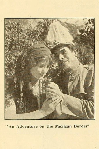 Movie poster for An Adventure on the Mexican Border (1913)