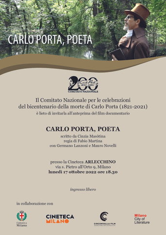 Movie poster for Carlo Porta, Poeta (2022)