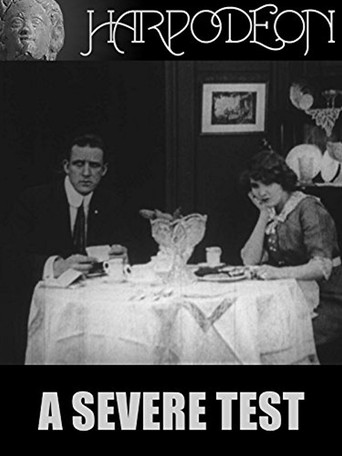 Movie poster for A Severe Test (1913)