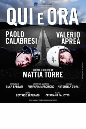 Movie poster for Il teatro di Mattia Torre : Qui e ora (2022)
