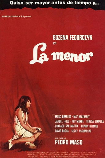 La menor poster