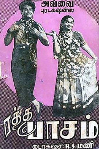Movie poster for Ratha Paasam (1954)