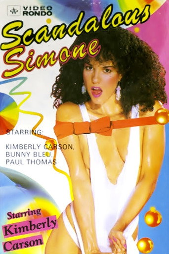 Movie poster for Scandalous Simone (1985)