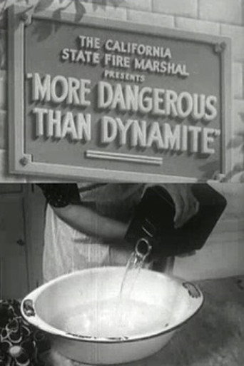 Movie poster for More Dangerous Than Dynamite (1941)