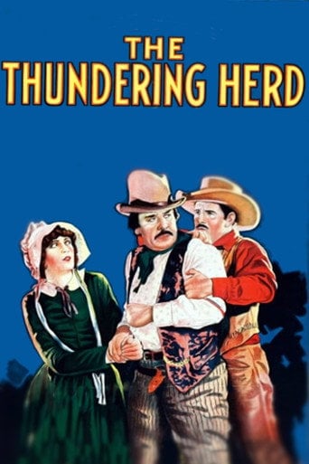 Movie poster for The Thundering Herd (1925)