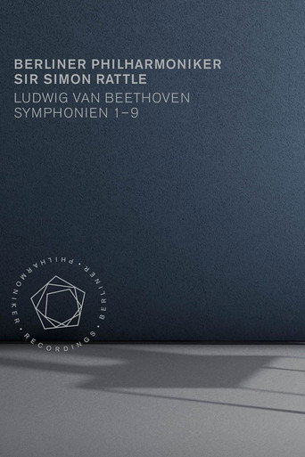 Movie poster for Beethoven - Symphonies 1-9 (Berliner Philharmoniker, Sir Simon Rattle) (2016)