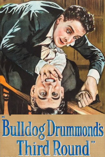 Movie poster for Bulldog Drummond's Third Round (1925)