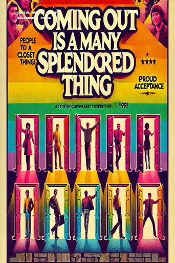 Movie poster for Coming Out Is a Many Splendored Thing