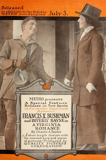 Movie poster for A Virginia Romance (1916)