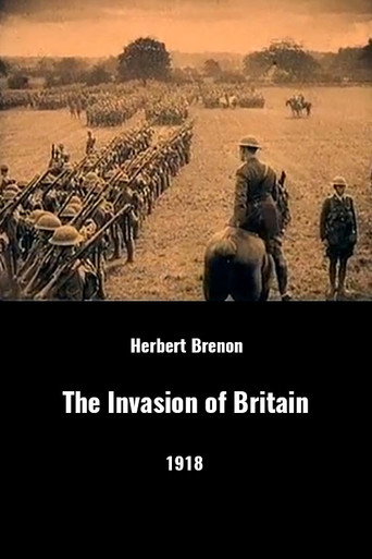 Movie poster for The Invasion of Britain (1918)