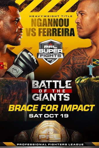 Movie poster for PFL Super Fights: Battle of the Giants (2024)