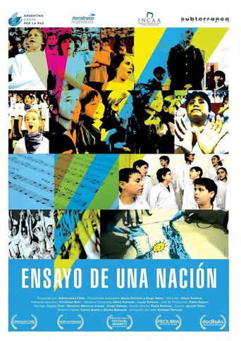 Movie poster for Ensayo de una nación (2014)