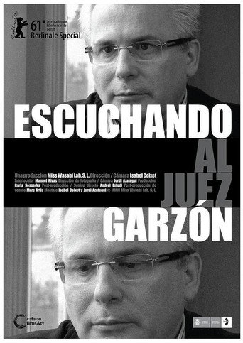 Movie poster for Listening to Judge Garzón (2011)
