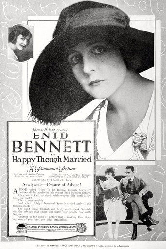Movie poster for Happy Though Married (1919)