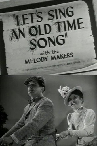 Movie poster for Let's Sing an Old Time Song (1947)