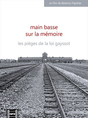 Movie poster for Main basse sur la mémoire, les pièges de la loi Gayssot (2012)