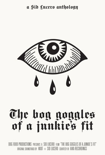 Movie poster for The bog goggles of a junkie's fit (2024)