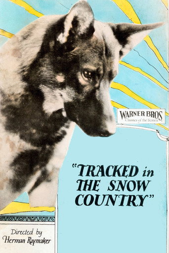 Movie poster for Tracked in the Snow Country (1925)
