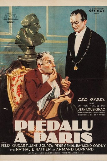 Piédalu à Paris poster