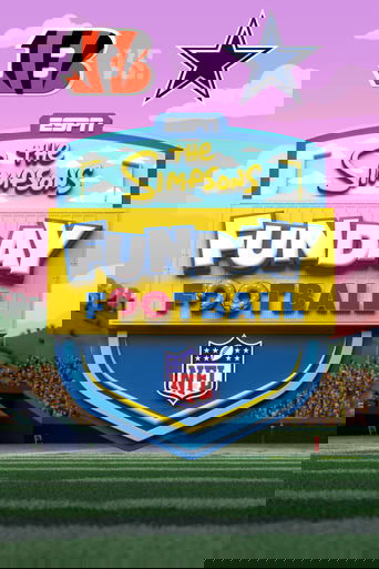 The Simpsons Funday Football poster